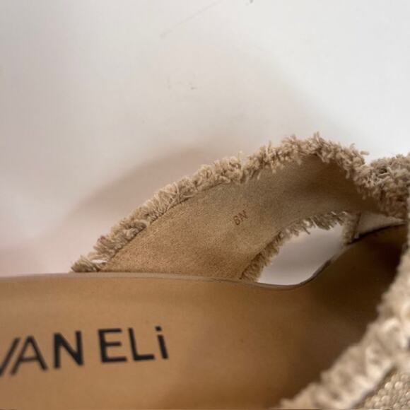 Vaneli Women's Hedda Natural Canvas Sandals Size-8 N - Picture 10 of 11